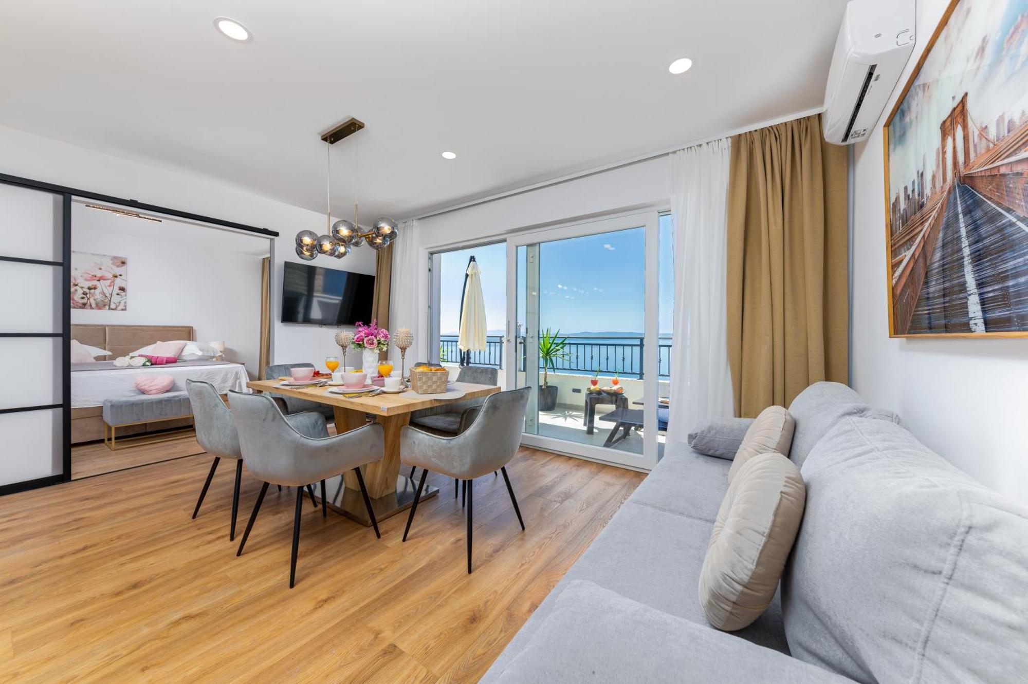 Seaview Apartments Nives Brela Eksteriør bilde
