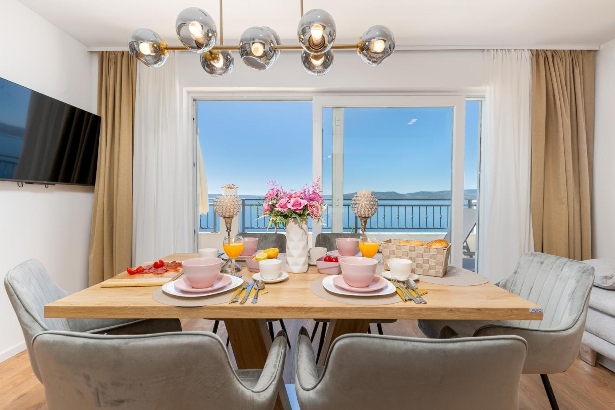 Seaview Apartments Nives Brela Eksteriør bilde