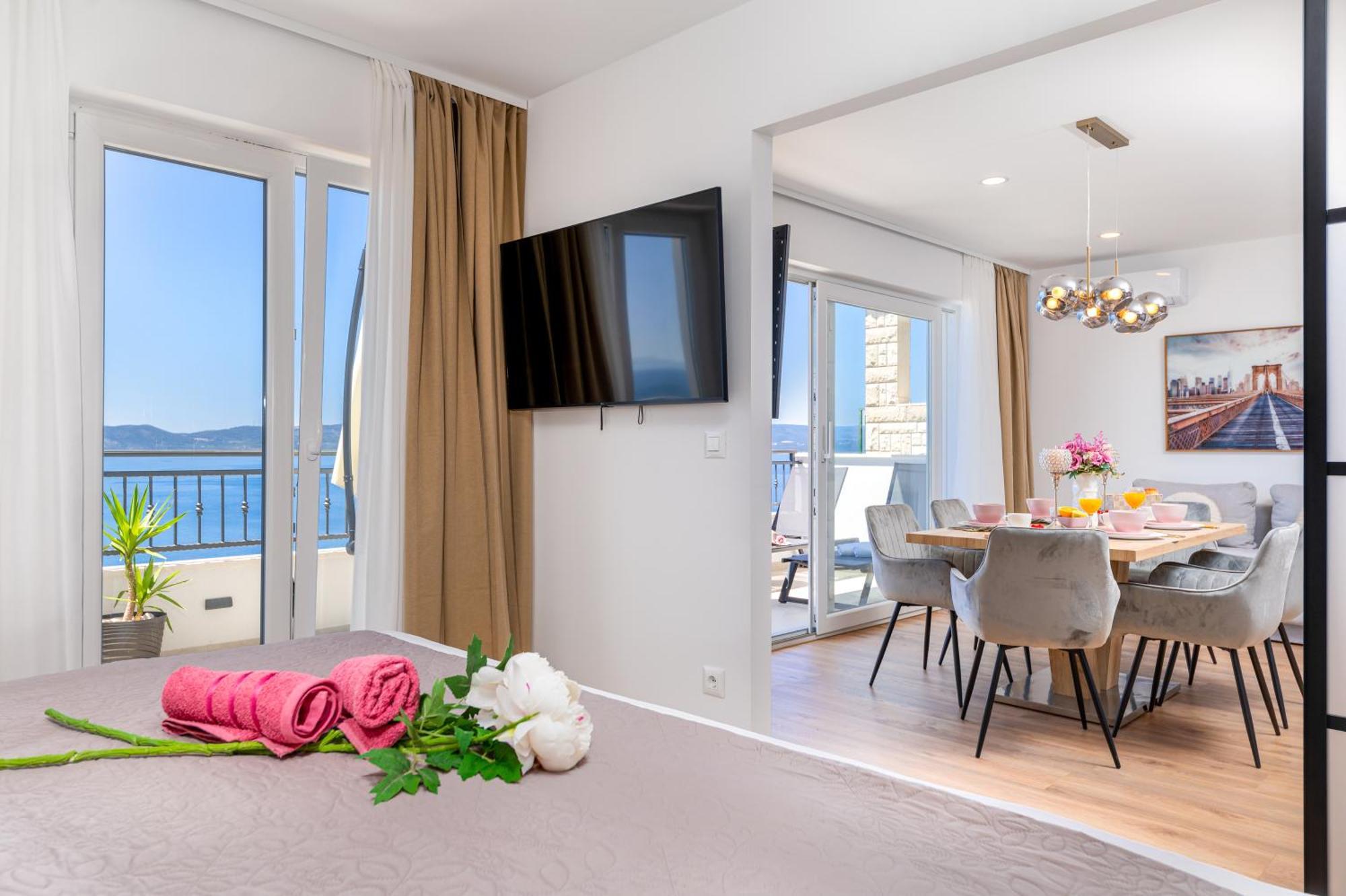 Seaview Apartments Nives Brela Eksteriør bilde